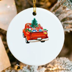 Personalized Christmas Family Ornament with Names 2025