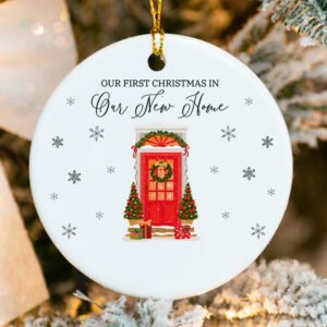 Personalized New Home Xmas Ornament 2025