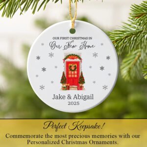 Personalized New Home Xmas Ornament 2025