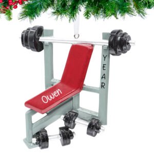 Personalized Workout Christmas Ornament 2025