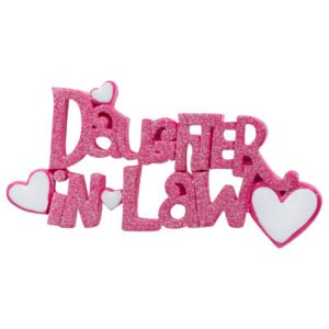 Personalized Daughter in Law Christmas Ornament