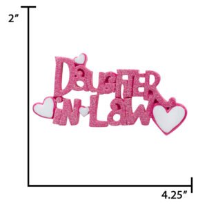 Personalized Daughter in Law Christmas Ornament