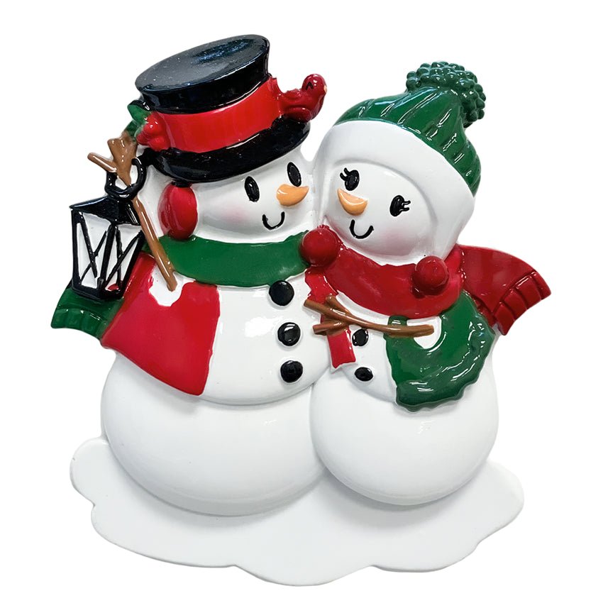 Personalized Our First Christmas Together Ornament - Snowman