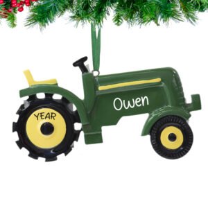 Tractor Christmas Ornament / Personalized Farm Vehicle
