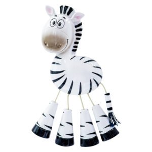 Personalized Zebra Christmas Ornament
